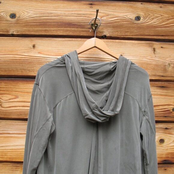 Lululemon Into Something Good Hoodie Jacket Grey Sage - Picture 7 of 10